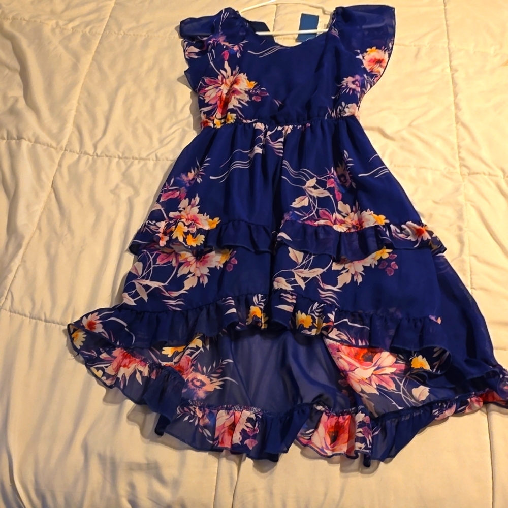 New Girls Dress Navy Blue TM Truly Me Dillards size 12